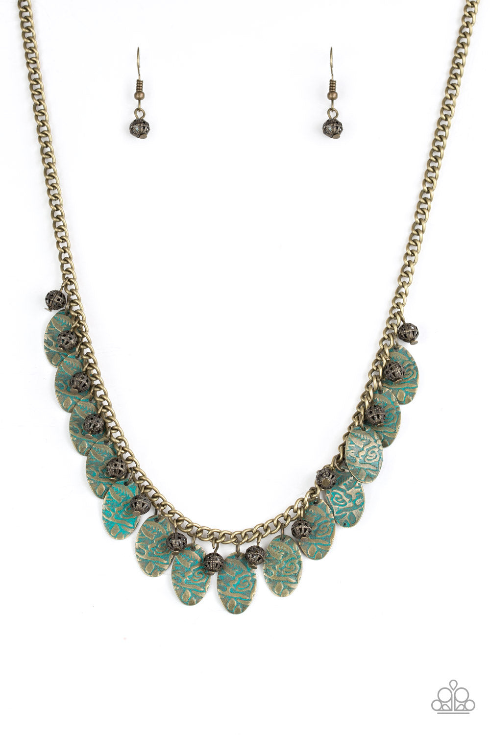 Vintage Gardens Brass Necklace