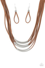 Load image into Gallery viewer, Walk The Walkabout Brown Necklace
