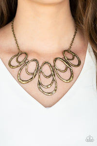 Terra storm Brass Necklace
