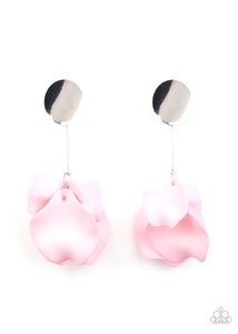 Petal Pathways Pink Post Earring