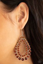 Load image into Gallery viewer, Glacial Glaze Brown Earring
