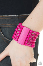 Load image into Gallery viewer, Don’t stop BELIZE-ing Pink Bracelet
