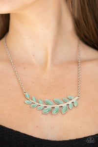 Frosted Foliage Green necklace