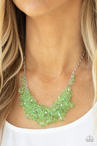 Let the Festivities Begin- Green necklace