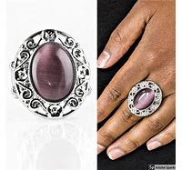 Moonlit Marigold purple ring