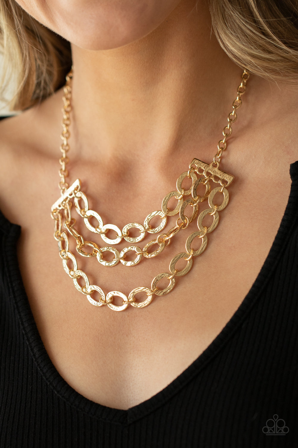 Repeat After Me Gold necklace