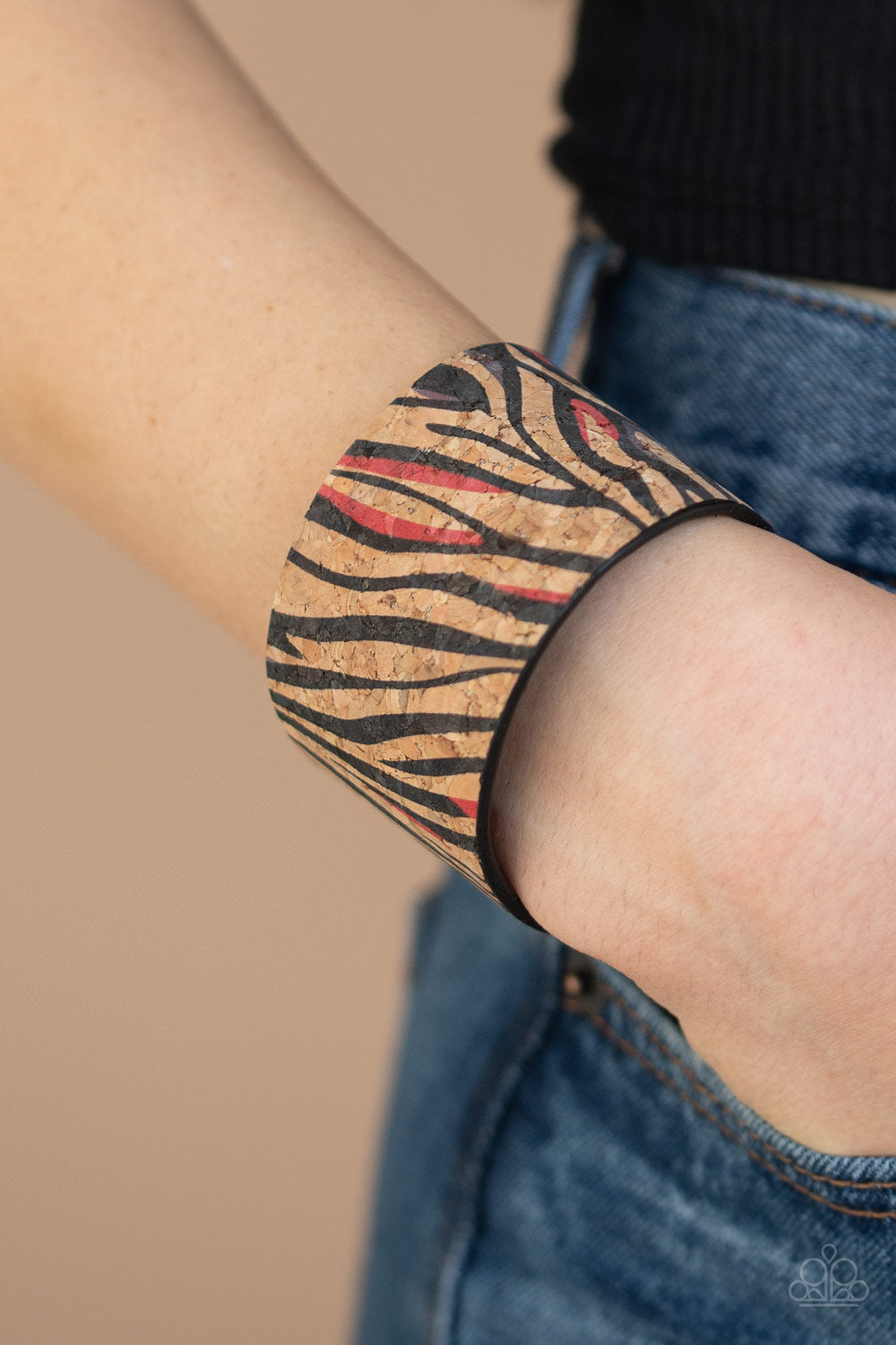 Zebra Zone- Red bracelet