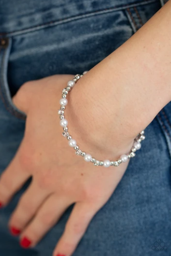 Decadently Dainty White bracelet