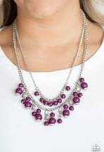 Load image into Gallery viewer, beautifully beaded purple necklace
