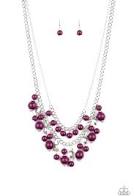 Load image into Gallery viewer, beautifully beaded purple necklace
