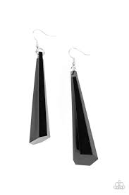 Break The Ice black Earring