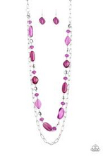 Load image into Gallery viewer, colorful couture purple necklace
