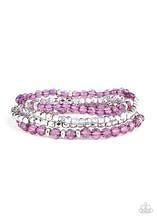 Crystal Crush purple bracelet