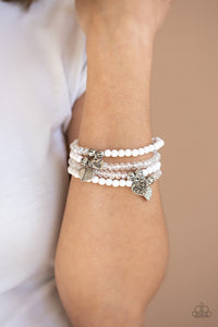 Colorfully Cupid White Bracelet