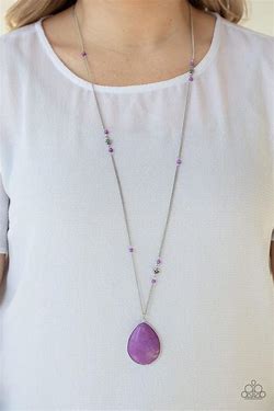 Desert Meadow purple Necklace