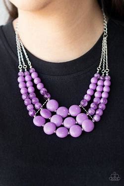 Flirtatiously Fruity purple necklace