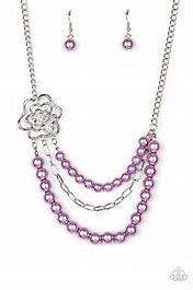 Fabulously Floral Purple necklace