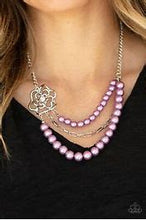 Load image into Gallery viewer, Fabulously Floral Purple necklace

