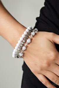 Globetrotter Glam White Bracelet