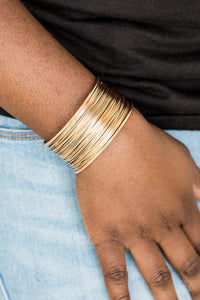 Wire Warrior Gold bracelet