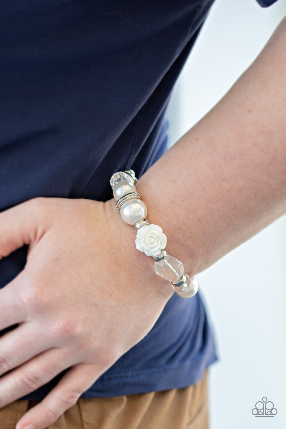 Here I am white bracelet
