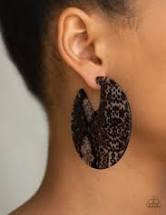 hit or HISS brown Earring
