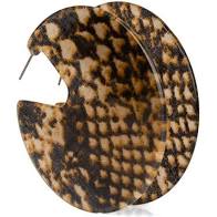 hit or HISS brown Earring