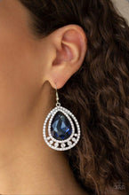 Load image into Gallery viewer, All Rise For Her Majesty - Blue Earring
