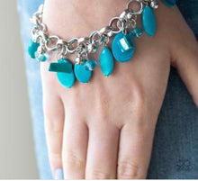 Load image into Gallery viewer, I Want to See the World Blue Necklace and Seashore Sailing Bracelet
