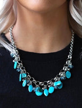Load image into Gallery viewer, I Want to See the World Blue Necklace and Seashore Sailing Bracelet
