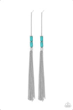 Load image into Gallery viewer, Windblown Blue Post Earring
