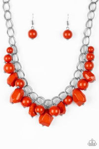 Gorgeously globetrotter Orange Necklace