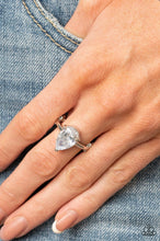 Load image into Gallery viewer, Vintage Engagement White Ring
