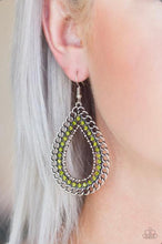 Load image into Gallery viewer, Mechanical Marvel Green Earring
