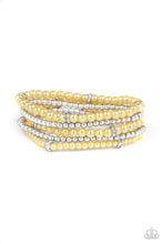 Load image into Gallery viewer, Fiercely Frosted Yellow Bracelet
