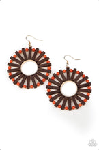 Load image into Gallery viewer, Solar Flare Orange Earring
