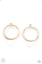 Load image into Gallery viewer, Clear the Way Gold Post Earring
