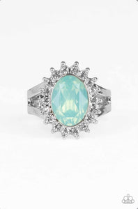 Iridescently Illuminated Green Ring