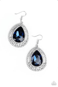 All Rise For Her Majesty - Blue Earring