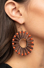 Load image into Gallery viewer, Solar Flare Orange Earring
