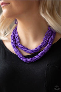 Right As Rainforest Purple Necklace