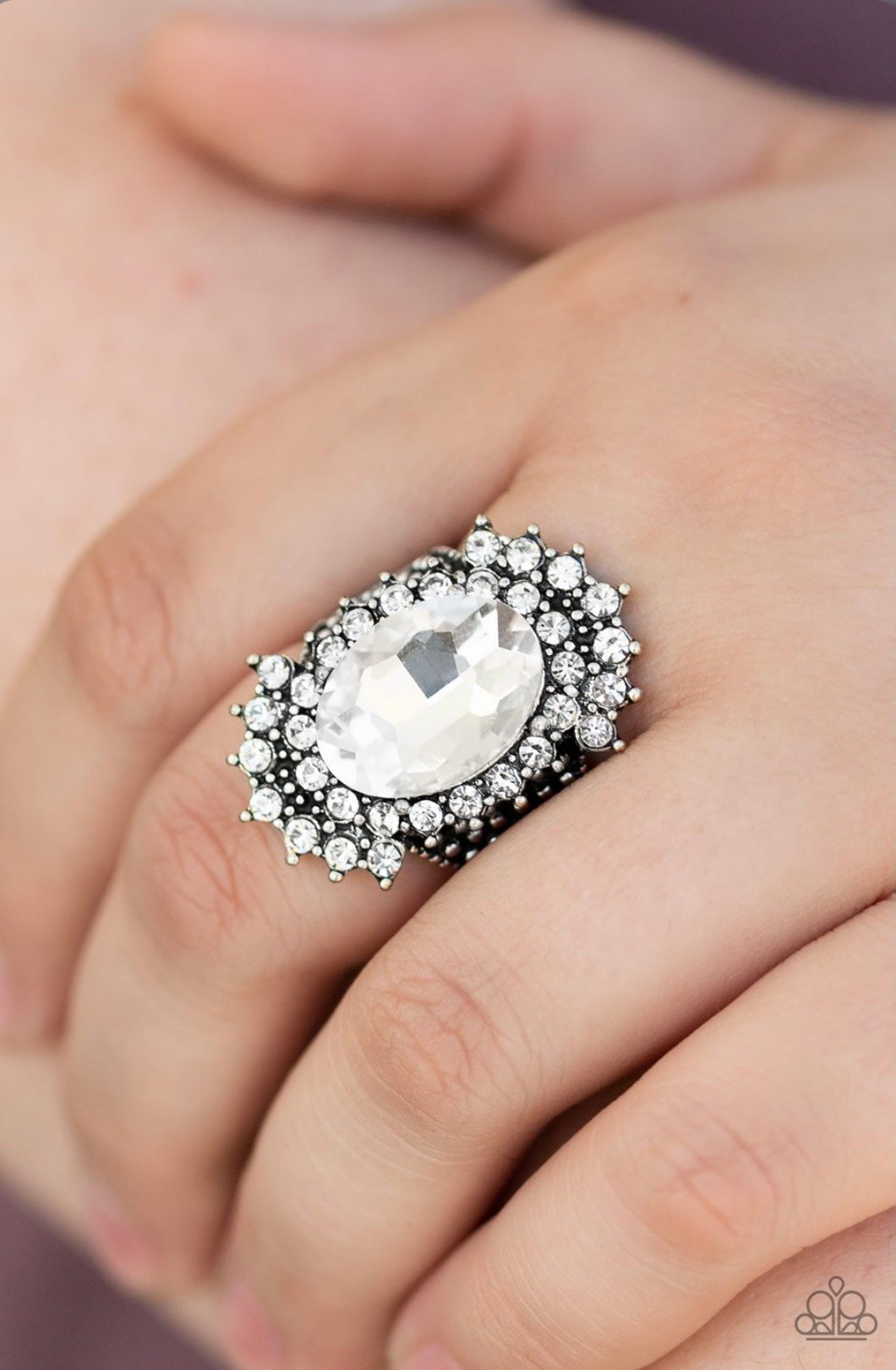 Him and Heir White Ring