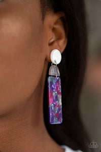 Haute on their Heels Purple Earring