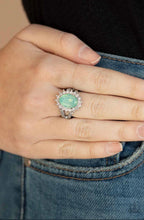 Load image into Gallery viewer, Iridescently Illuminated Green Ring
