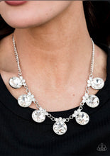 Load image into Gallery viewer, Glow getter Glamour White Necklace
