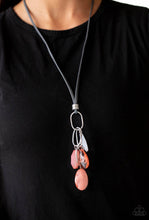 Load image into Gallery viewer, Fundamentally Flirtatious Orange Necklace
