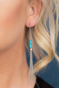 Windblown Blue Post Earring