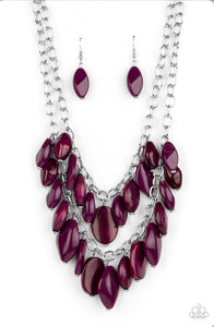 Palm Beach Beauty - Purple necklace