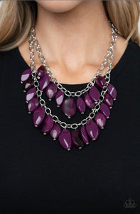 Palm Beach Beauty - Purple necklace