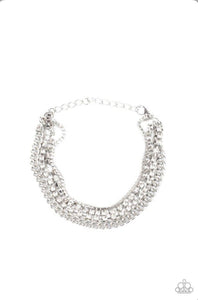 Brilliantly Beaming White Bracelet
